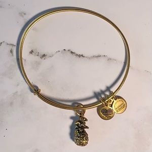 Pineapple Alex and Ani Charm Bracelet